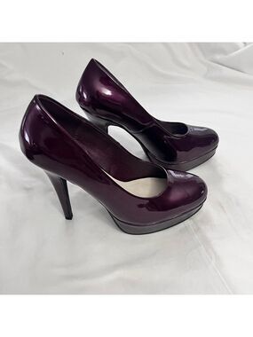 Patent Leather Burgundy High Heels